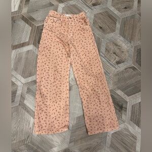 Zara Blush Floral Trousers